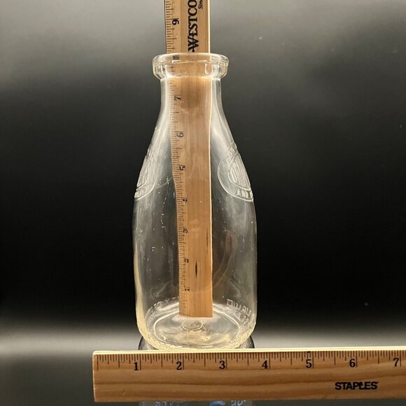 Vintage Universal Quart Milk Bottle Cincinnati OH For Health & Economy - Picture 11 of 12